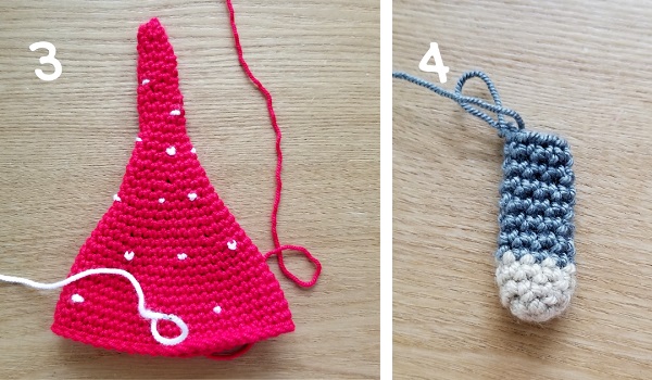 Free Crochet Gnome Pattern Amigurumi Danish Christmas Ornamen