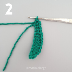 Patron gratis crochet hojas plantas flores amigurumi