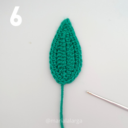 Patron gratis crochet hojas plantas flores amigurumi