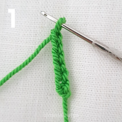 Patron gratis crochet hojas plantas flores amigurumi