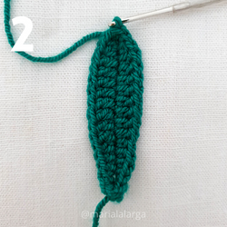 Patron gratis crochet hojas plantas flores amigurumi