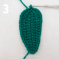 Patron gratis crochet hojas plantas flores amigurumi